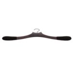 10 Hangers For Shirt In Ash Wood - Matt Walnut Color, Colonel Collar 