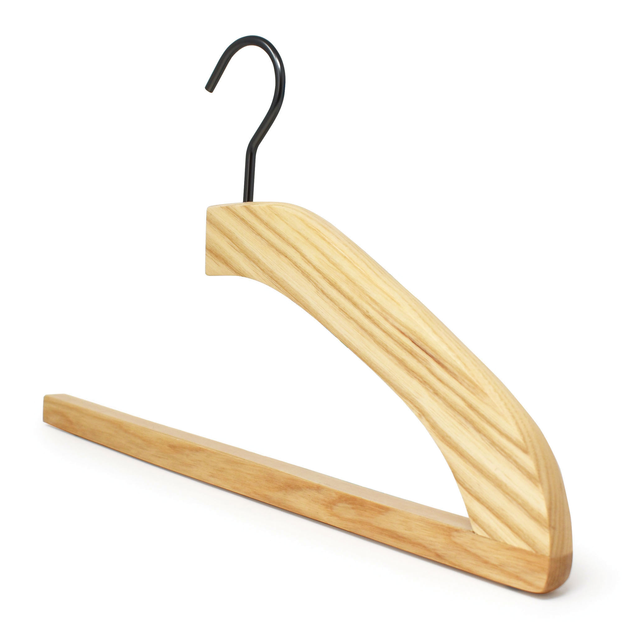 Felted Trouser Bar Hanger for Men : Luxury Wooden Hangers : Kirby Allison's  Hanger Project | KirbyAllison.com